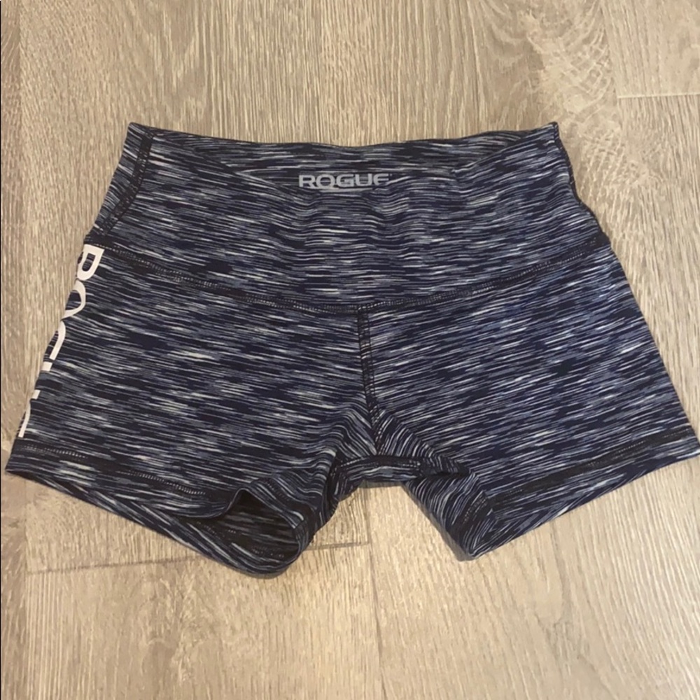 Rogue CrossFit navy short shorts